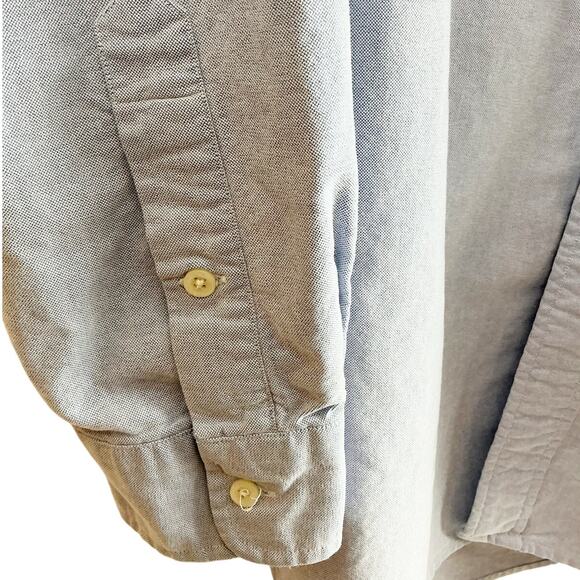 Ralph Lauren Mens The Big Shirt Button Up Teddy Bear Light Blue Cotton Large - Picture 5 of 6